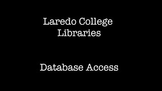 Database Access