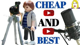 cheap and best youtube equipment for beginners 2022 Kannada|cheap and best collar mic and tripod