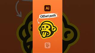 Create sticker effect to your logo design in illustrator #illustratortutorial  #stickereffect #logo