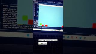 Python for beginners #coding #python #subscribe #goviral #pythonprogram #pygame #tech #jumpinggames