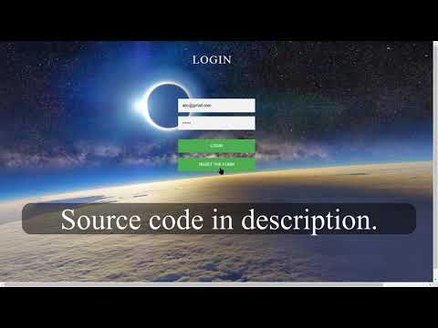 How to create a simple Login Page using HTML and CSS.