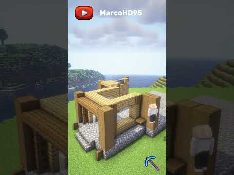Minecraft STARTER House Tutorial pls. like and Subscribe  #minecraft #minecraftbuilding