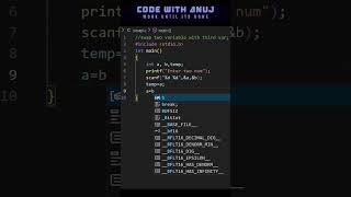 #clanguage #coding #CodeWithAnuj #techstart #programming #learntocode