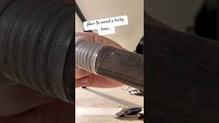 Easy fix! #howto #easyfix #waterleak #diy #quickfixes  Mending a leaky hose.