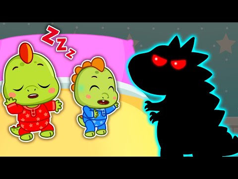 No Scary Monsters! | Ten in the Bed Song | DinoLala Nursery Rhymes