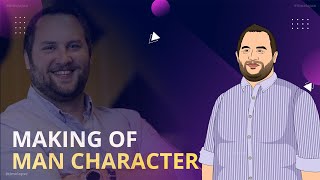 Making of Man Character  | Character Creation For Animation | Timelapse