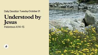 Understood by Jesus – Daily Devotional