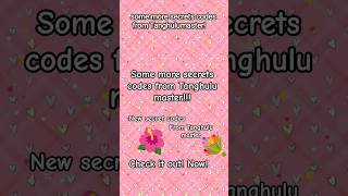 some more secrets codes from Tanghulu master! , go check it out!#subscribe #secrets #codes#support