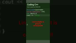 Start to learn C++ | C++ for Beginners | cpptutorials #cpp #cpptutorial #beginners #learn