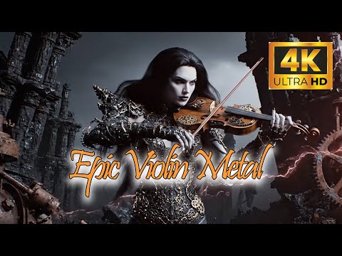Untamed Cadence: Powerful Instrumental Rock Violin Mastery - Violin Metal Sounds
