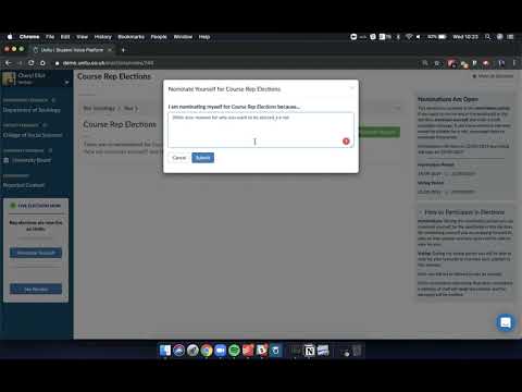 How to nominate yourself as a rep
