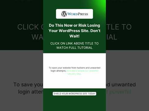 Secure Your #Wordpress Website 2025: Hide WP Login & Boost Wordpress Security #wordpresssecurity