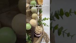 Let’s go Spring - let’s redecorate 🌿#springvibes #tieredtraydecor #traydecor #kitchendecor #spring