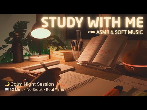 🌙 Midnight Study | Deep Focus | ASMR & Soft Piano 🎹
