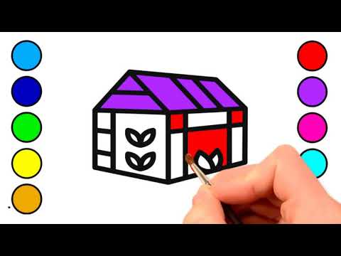 How to Draw House Coloring Page - Coloring For Kids