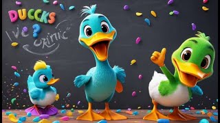 Two Little Ducks Learn to Spell | Fun Spelling Song for Kids | Learn Letters and Words