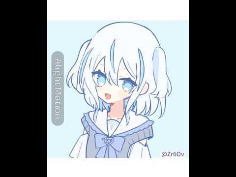 雨胡ちゃん動かしてみたよ#アイコンメーカー