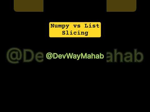 The slicing trap in NumPy arrays (List vs NumPy Slice)