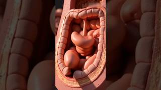 How Stool Passes Through the Large Intestine | 3D Digestive System Animation