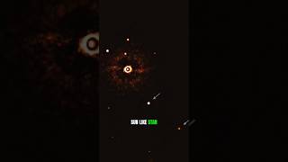 The first image of a multi planet system (other than the solar system) #planets #shorts #space