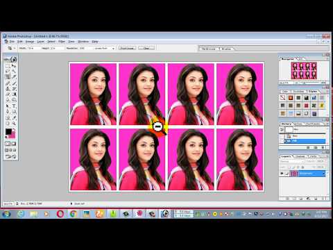 Create Passport size Photo in Adobe Photoshop 7.0