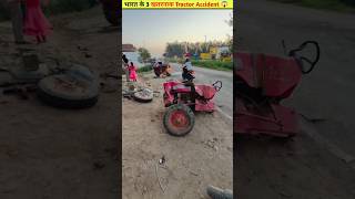 3 Dangerous Tractor Accidents in India 😱 || #stunt #shorts