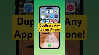 Duplicate Any App on iPhone! (2 Easy Methods) #iphone #shorts