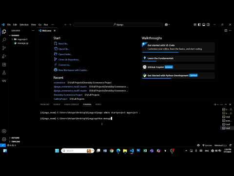 Django Full Course (Lesson 2): Project နဲ့ App Structure ကို နားလည်ခြင်း | Setup လုပ်နည်း အစအဆုံး