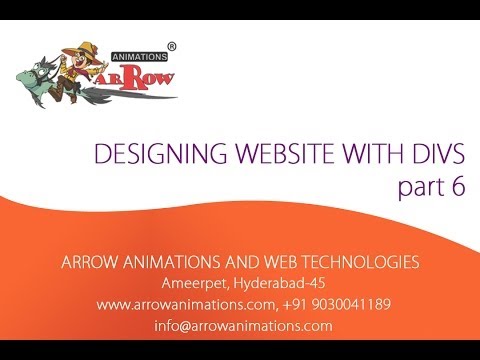 Designing website with divs part 6