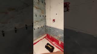 Tile work #construction #remodeling #work #tile #diy #tilework #tileinstallation #bathroommakeover