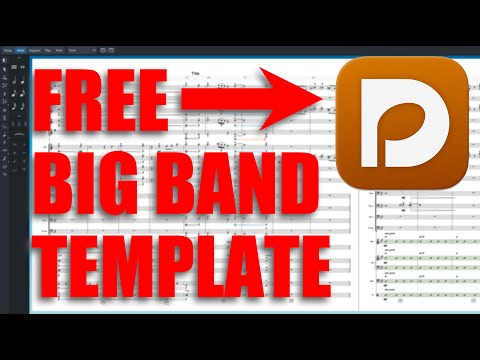 FREE Dorico Jazz Big Band Template