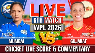 Mumbai Indians vs Gujarat Giants | MI vs GG | Cricket Live Score & Commentary