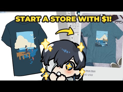 How I Started a Merch Store for Just $1 (Shopify & Printful)