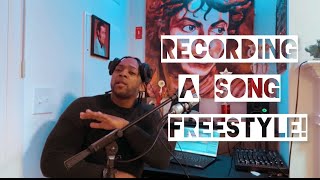Recording a POP Song FREESTYLE! #music #recording #freestyle #livemusic #popmusic