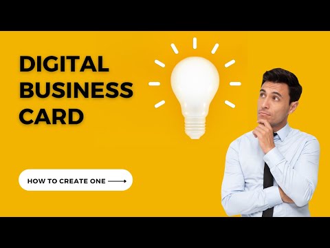 How to create a digital business card in 2023
