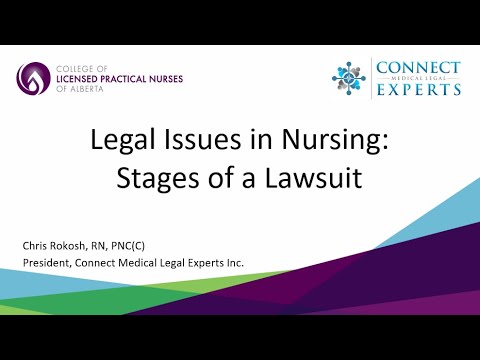 Stages of a Lawsuit | Legal Issues in Nursing Pt.2