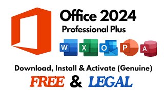 Download and Install Microsoft Office 2024 Pro Plus | Genuine Version from Microsoft (Legally)