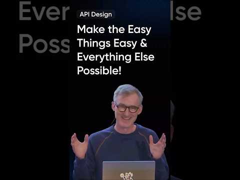 Make The Easy Things Easy and Everything Else Possible!