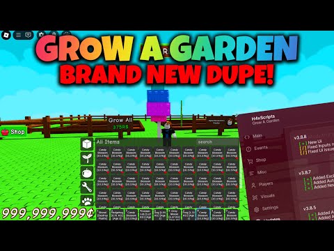 Grow A Garden Script: NEW BEST DUPE SCRIPT & EVENT CHANGER! 😱 (FREE MOON BLOSSOM)