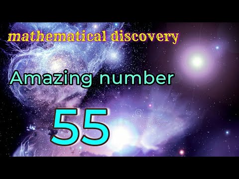 maths interesting discovery amazing number : 55