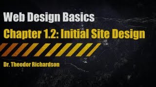 Web Design Basics: Initial Site Design