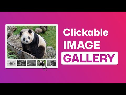 How to Create Clickable Image Gallery using HTML, CSS, Javascript - Codingscape