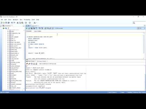 Materialized Views in Oracle  (Part - 2 Practical Implementation with Examples)