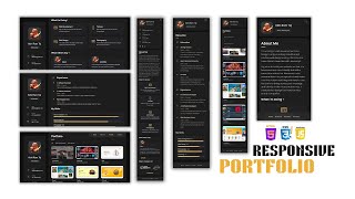 How to Make a Responsive Modern Portfolio Website | Html CSS JS Beginners To Advanced Full Tutorial