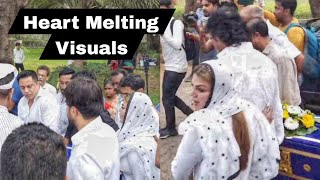 Rakhi Sawant Heart Melting Visuals | Rakhi Sawant Mother Funeral