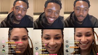Sweet guluva and Ashley ogle on a Live confirming they are still dating