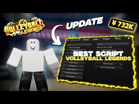 [UPD!] The BEST FREE Volleyball Legends Script (Infinite Spins, Hitbox, All Styles, + More!)