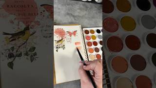 Color swatching art journaling for creative journal pages
