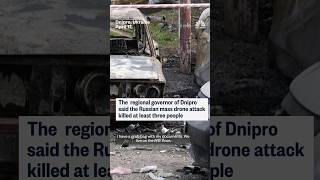 Eyewitness describes Russian drone attack in Dnipro