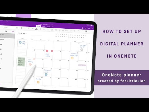 How to Download & Set up ForLittleLion OneNote Digital Planner 2022